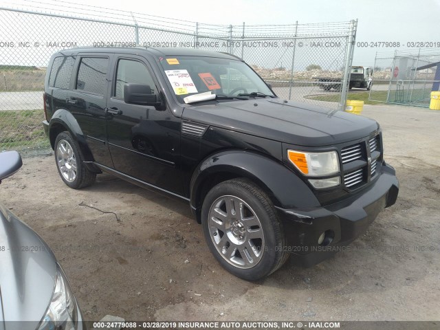 1D8GT58687W733868 - 2007 DODGE NITRO R/T BLACK photo 1