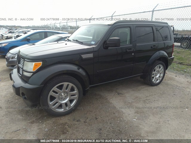 1D8GT58687W733868 - 2007 DODGE NITRO R/T BLACK photo 2