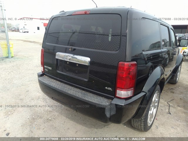 1D8GT58687W733868 - 2007 DODGE NITRO R/T BLACK photo 6