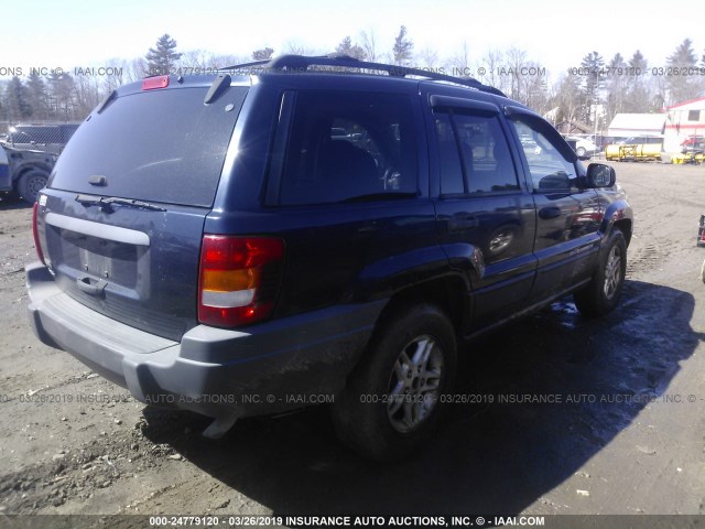 1J4GW48S34C191017 - 2004 JEEP GRAND CHEROKEE LAREDO/COLUMBIA/FREEDOM 蓝色 照片 4