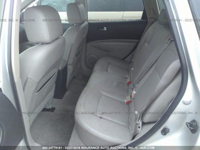 JN8AS5MV2AW612351 - 2010 NISSAN ROGUE S/SL/KROM SILVER photo 8