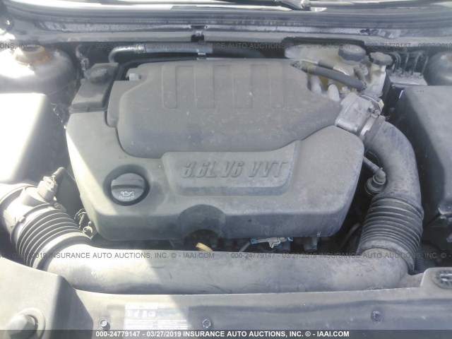 1G1ZE5E73BF291484 - 2011 CHEVROLET MALIBU LTZ ყავისფერი ფოტო 10