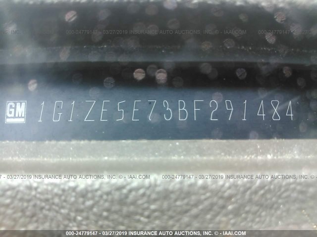 1G1ZE5E73BF291484 - 2011 CHEVROLET MALIBU LTZ ყავისფერი ფოტო 9