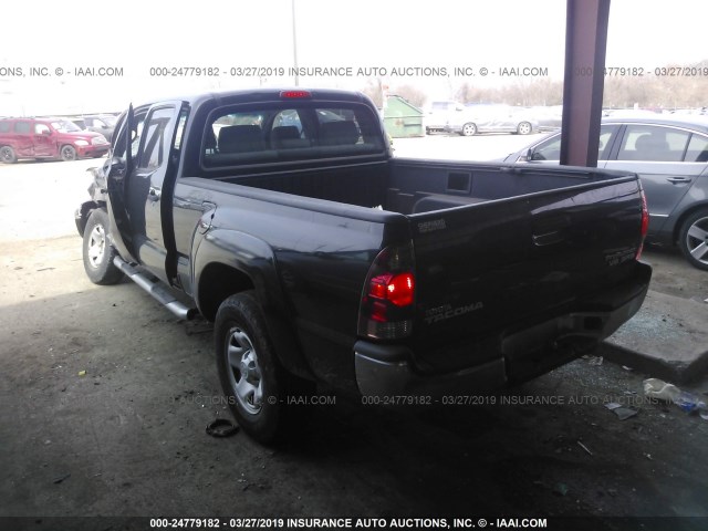 5TEKU72N88Z532686 - 2008 TOYOTA TACOMA DBL CAB PRERUNNER LNG BED BLACK photo 3