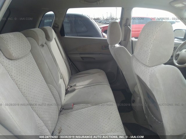 KM8JN72D75U051537 - 2005 HYUNDAI TUCSON GLS/LX SILVER photo 8