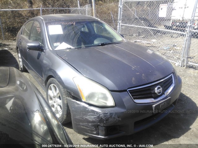 1N4BA41E47C804386 - 2007 NISSAN MAXIMA SE/SL GRAY photo 1