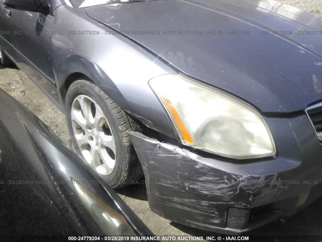 1N4BA41E47C804386 - 2007 NISSAN MAXIMA SE/SL GRAY photo 6