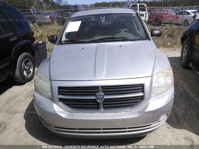 1B3HB48B17D550337 - 2007 DODGE CALIBER SXT SILVER photo 6