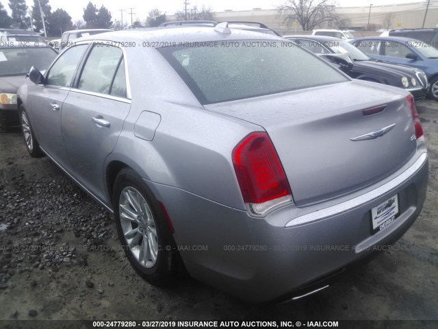 2C3CCAEG9HH564354 - 2017 CHRYSLER 300C SILVER photo 3