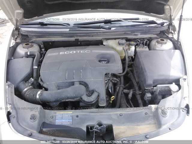 1G1ZC5EB0AF210305 - 2010 CHEVROLET MALIBU 1LT 棕色 照片 10