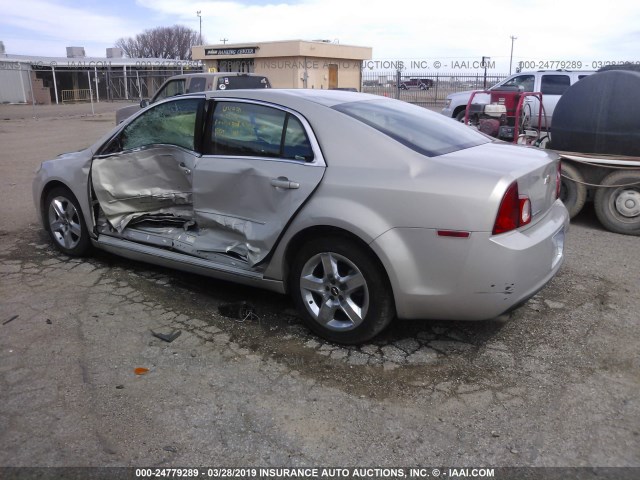 1G1ZC5EB0AF210305 - 2010 CHEVROLET MALIBU 1LT 棕色 照片 3