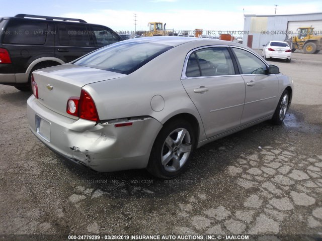 1G1ZC5EB0AF210305 - 2010 CHEVROLET MALIBU 1LT 棕色 照片 4