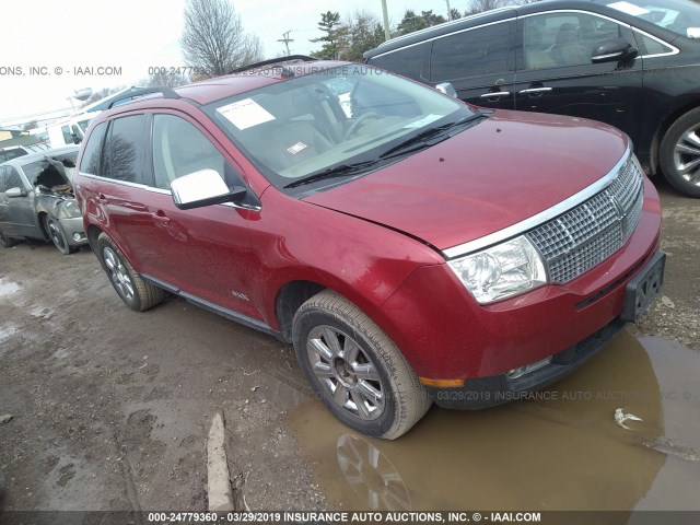 2LMDU88C27BJ27652 - 2007 LINCOLN MKX RED photo 1