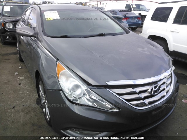 5NPEC4AB2CH439440 - 2012 HYUNDAI SONATA SE/LIMITED GRAY photo 1