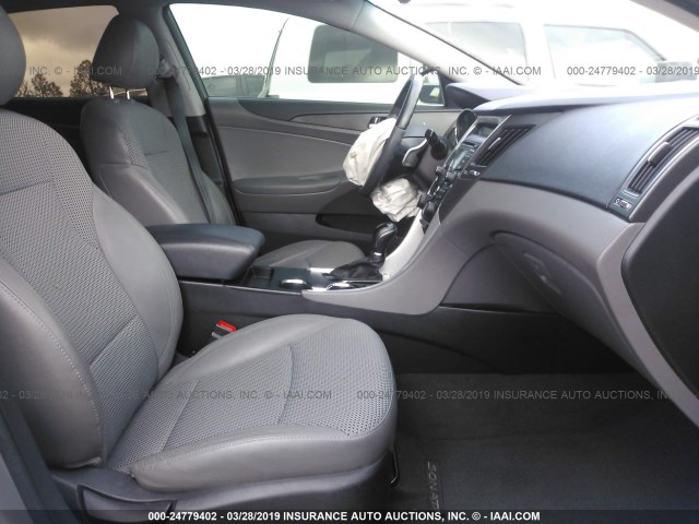 5NPEC4AB2CH439440 - 2012 HYUNDAI SONATA SE/LIMITED GRAY photo 5