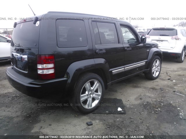 1C4PJMFK3CW145160 - 2012 JEEP LIBERTY JET BLACK photo 4