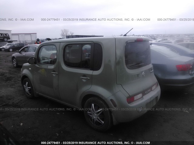 JN8AZ28R69T107806 - 2009 NISSAN CUBE S/SL GREEN photo 3