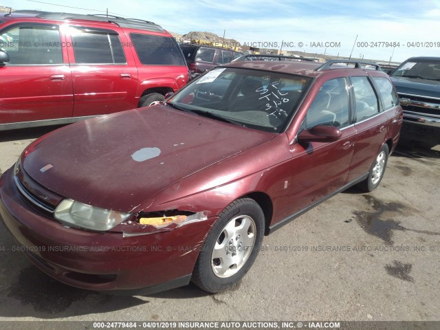 1G8JW84R62Y557908 - 2002 SATURN LW300 MAROON photo 2