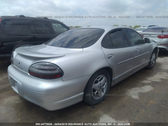 1G2WR52151F216691 - 2001 PONTIAC GRAND PRIX GTP SILVER photo 4