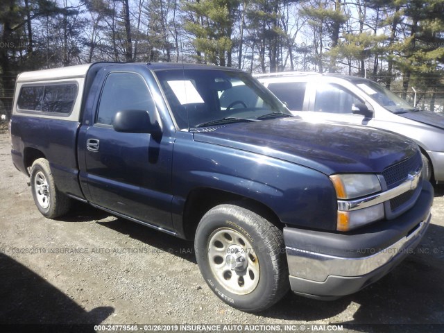 1GCEC14X85Z334550 - 2005 CHEVROLET SILVERADO C1500 BLUE photo 1