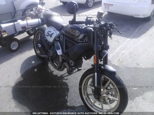 ML015ANM3JT012974 - 2018 DUCATI SCRAMBLER 800 BLACK photo 1