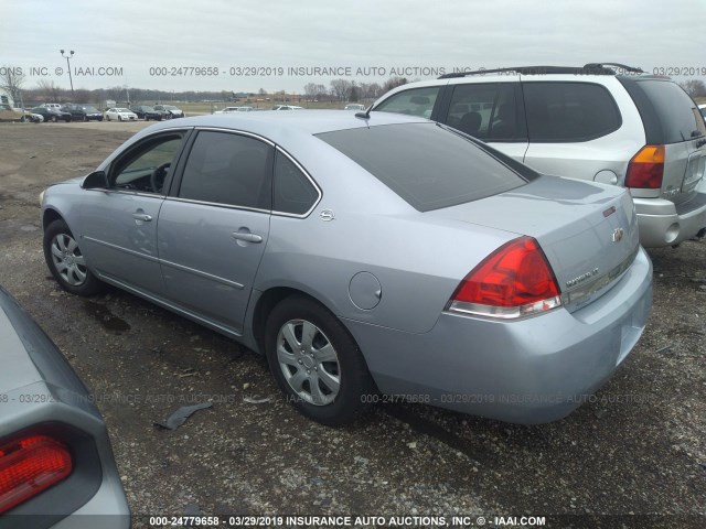 2G1WT58K169381210 - 2006 CHEVROLET IMPALA LT Light Blue photo 3