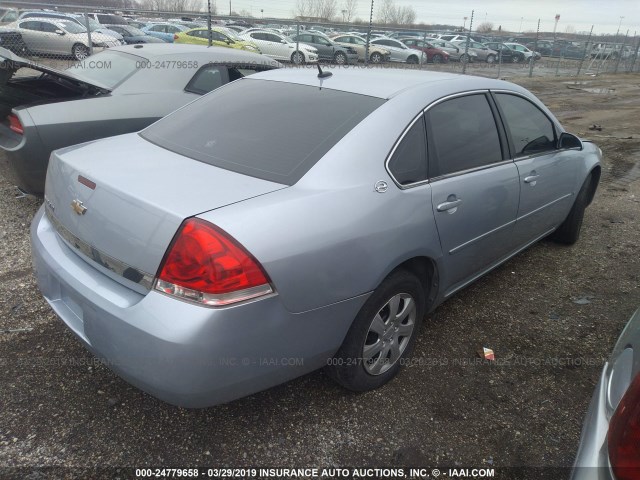 2G1WT58K169381210 - 2006 CHEVROLET IMPALA LT Light Blue photo 4