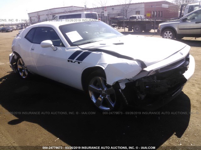 2B3CJ5DT5AH109418 - 2010 DODGE CHALLENGER R/T WHITE photo 1