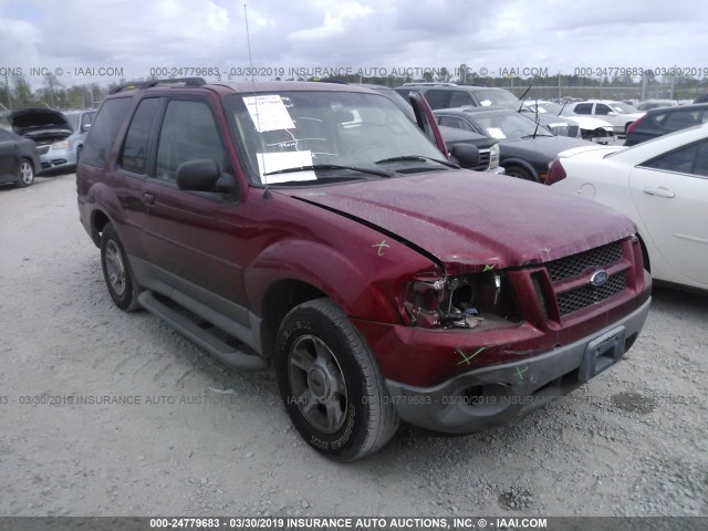 1FMYU60E43UC13418 - 2003 FORD EXPLORER SPORT RED photo 1