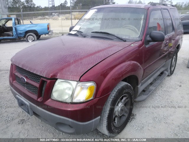 1FMYU60E43UC13418 - 2003 FORD EXPLORER SPORT RED photo 2