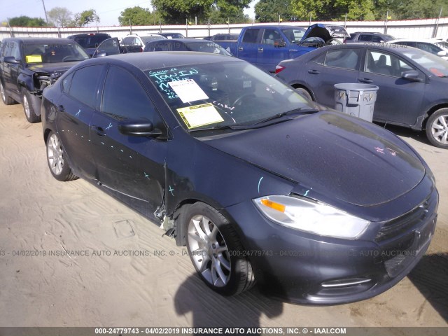 1C3CDFBAXDD183999 - 2013 DODGE DART SXT GRAY photo 1