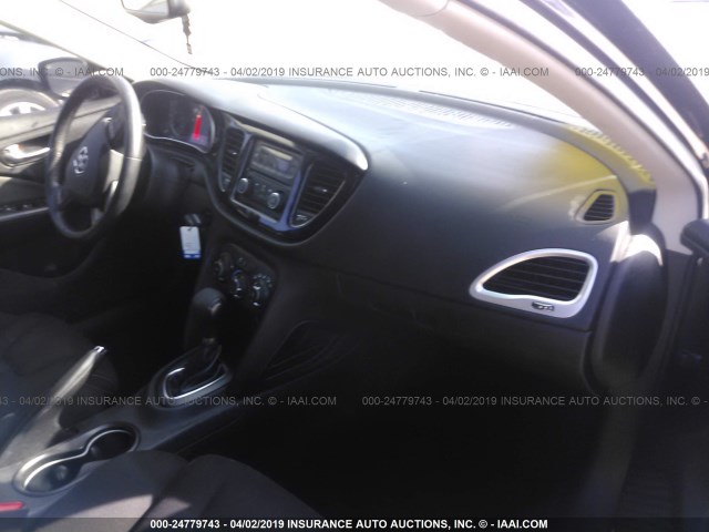 1C3CDFBAXDD183999 - 2013 DODGE DART SXT GRAY photo 5