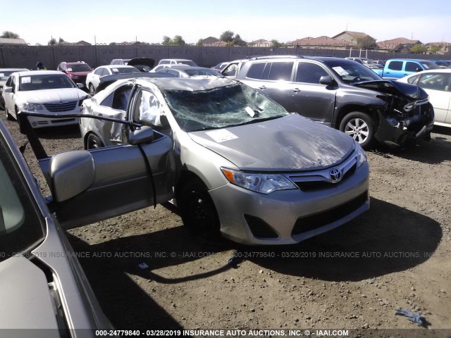 4T4BF1FK3ER384315 - 2014 TOYOTA CAMRY L/SE/LE/XLE 棕色 照片 1