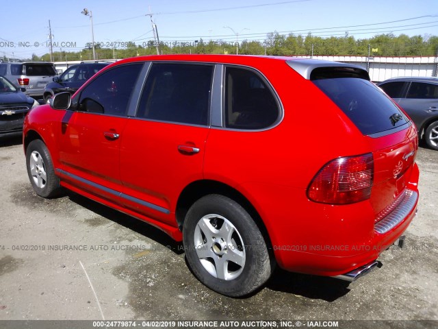 WP1AB29P96LA69446 - 2006 PORSCHE CAYENNE S RED photo 3