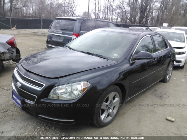 1G1ZH57BX94198590 - 2009 CHEVROLET MALIBU 1LT 黑色 照片 2
