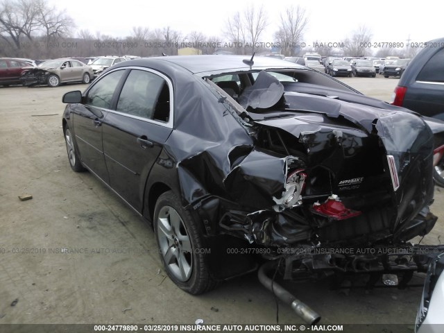 1G1ZH57BX94198590 - 2009 CHEVROLET MALIBU 1LT 黑色 照片 3
