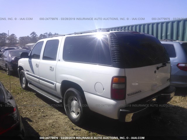 3GKFK16Z13G347633 - 2003 GMC YUKON XL K1500 WHITE photo 3