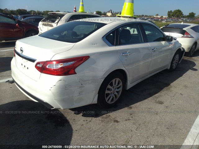 1N4AL3AP9HC110540 - 2017 NISSAN ALTIMA 2.5/S/SV/SL/SR WHITE photo 4