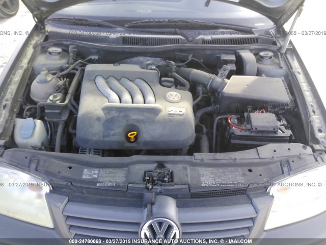 3VWRK69M23M146375 - 2003 VOLKSWAGEN JETTA GL GRAY photo 10