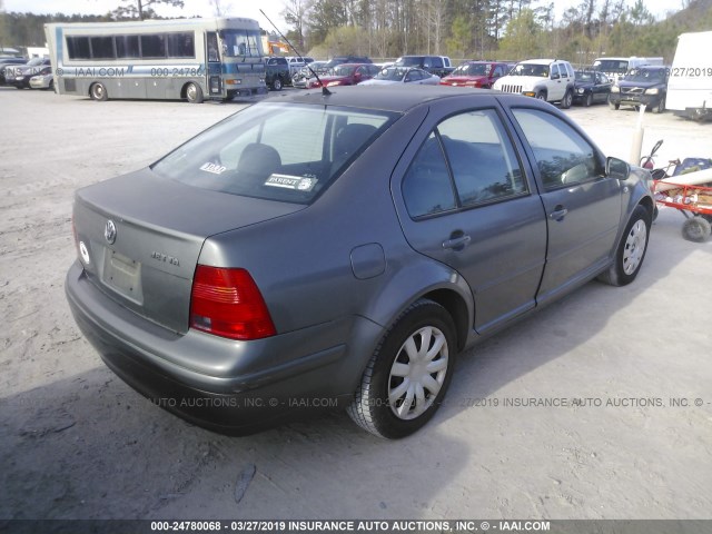 3VWRK69M23M146375 - 2003 VOLKSWAGEN JETTA GL GRAY photo 4