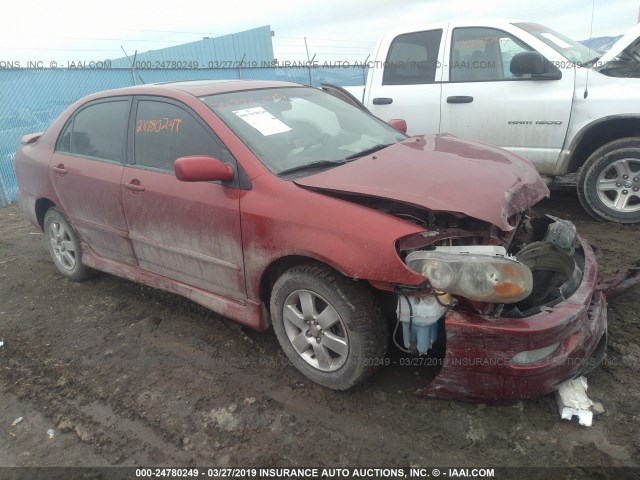 1NXBR30E17Z822140 - 2007 TOYOTA COROLLA CE/LE/S MAROON photo 1