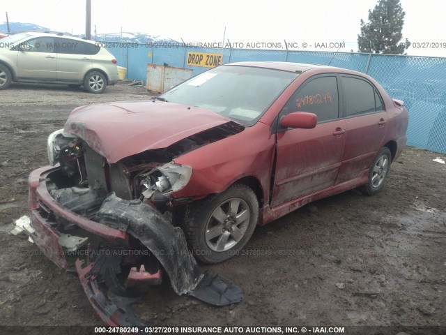 1NXBR30E17Z822140 - 2007 TOYOTA COROLLA CE/LE/S MAROON photo 2