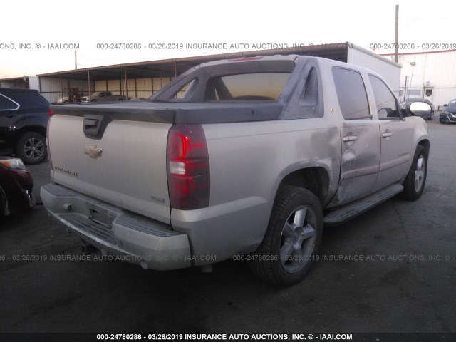 3GNEC22019G123215 - 2009 CHEVROLET AVALANCHE C1500 LT GOLD photo 4