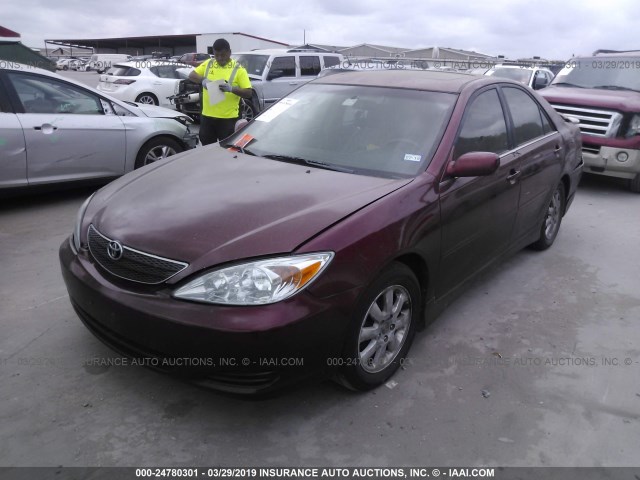 4T1BE32KX4U325551 - 2004 TOYOTA CAMRY LE/XLE/SE MAROON photo 2