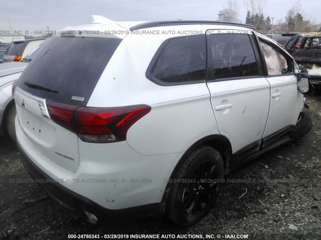 JA4AZ3A35JZ064093 - 2018 MITSUBISHI OUTLANDER SE/SEL WHITE photo 4