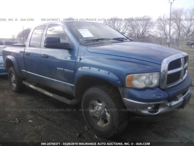 3D7KU28C24G234932 - 2004 DODGE RAM 2500 ST/SLT BLUE photo 1