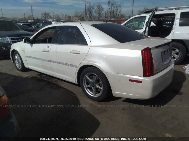 1G6DW67V680122915 - 2008 CADILLAC STS WHITE photo 3