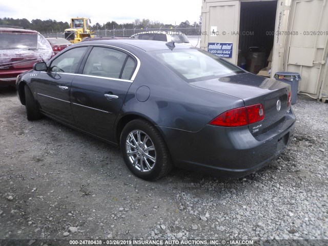 1G4HD57M49U106045 - 2009 BUICK LUCERNE CXL BLUE photo 3