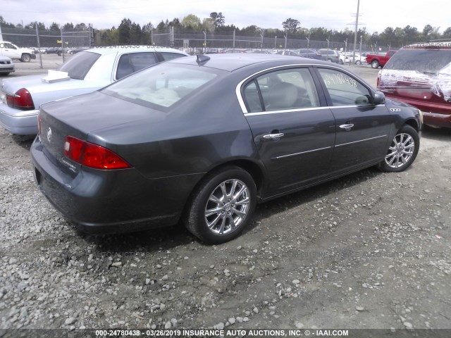 1G4HD57M49U106045 - 2009 BUICK LUCERNE CXL BLUE photo 4