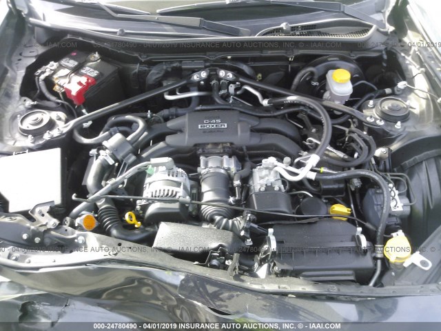 JF1ZNAA1XE8705845 - 2014 TOYOTA SCION FR-S GRAY photo 10